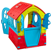 Игровой домик Лилипут PalPlay М680-MAAYAN красный-зелёный-голубой 01
